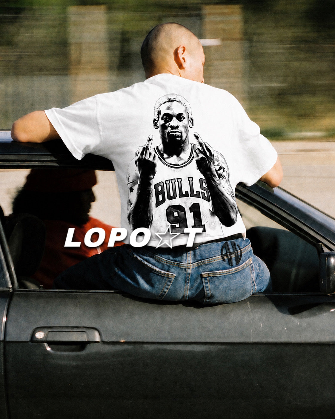 Dennis Rodman Oversized Tees-