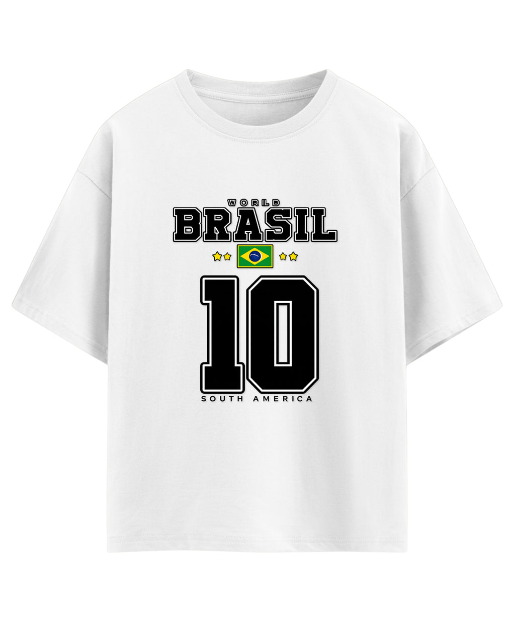 White Oversized T-shirt Front Design