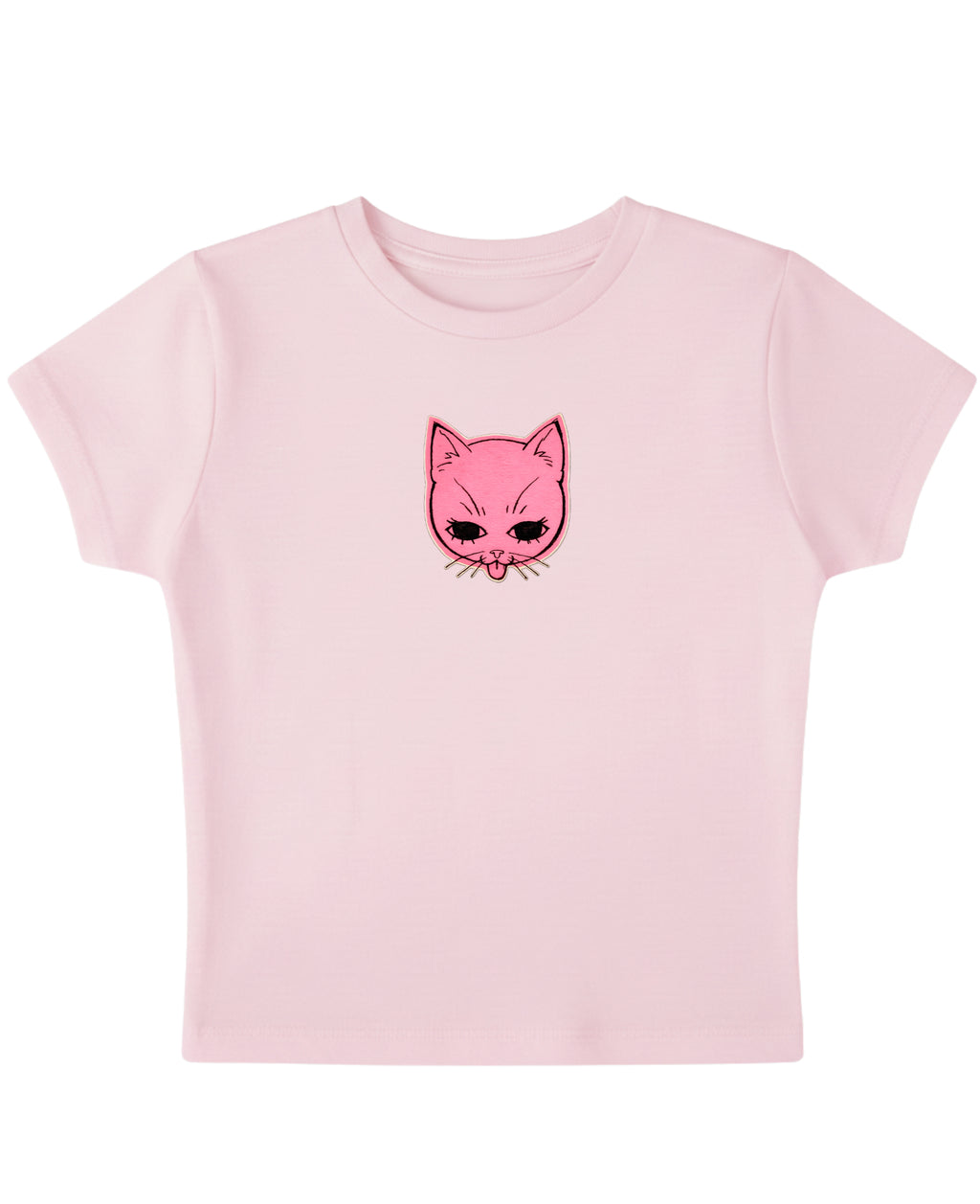 Baby Pink Baby Tee Front Design