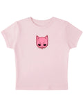 Baby Pink Baby Tee Front Design