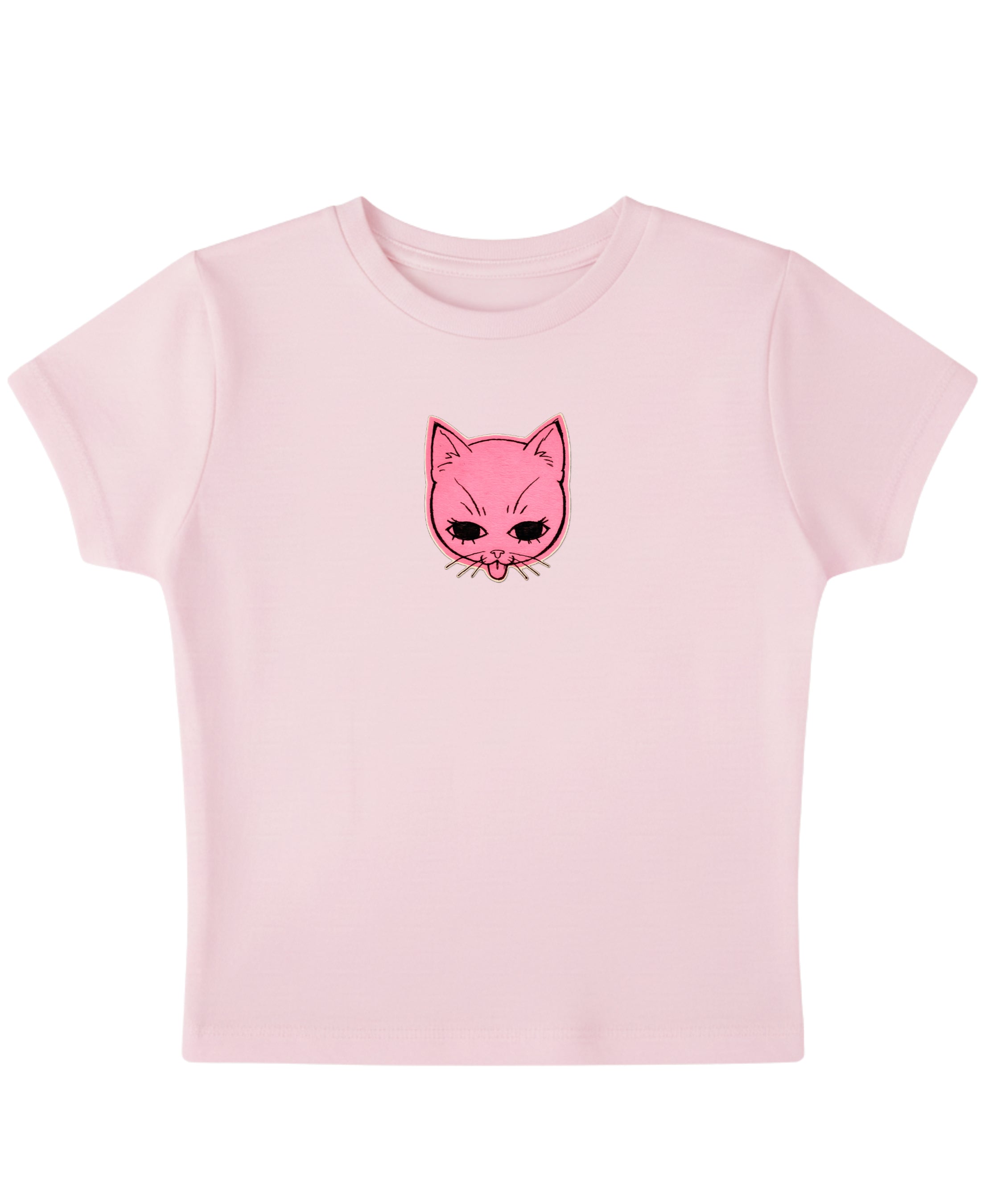 Baby Pink Baby Tee Front Design