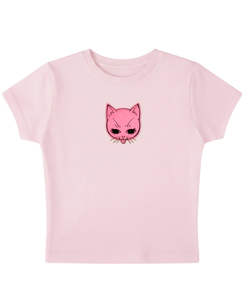 Baby Pink Baby Tee Front Design
