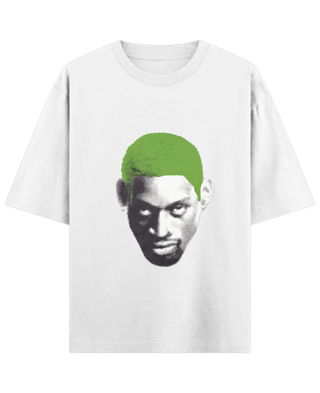 White Oversized T-shirt Front Design