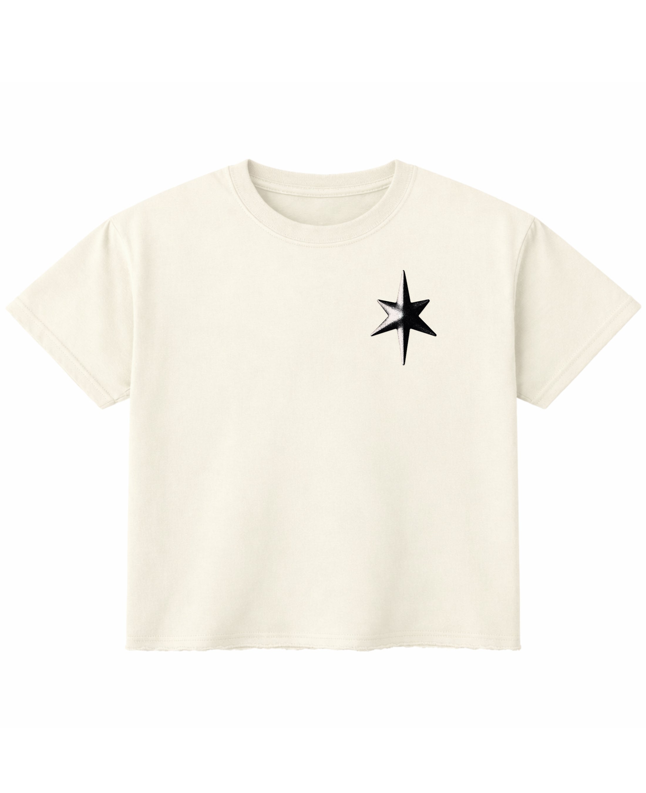 Off White Boxy Fit T-shirt Front Design
