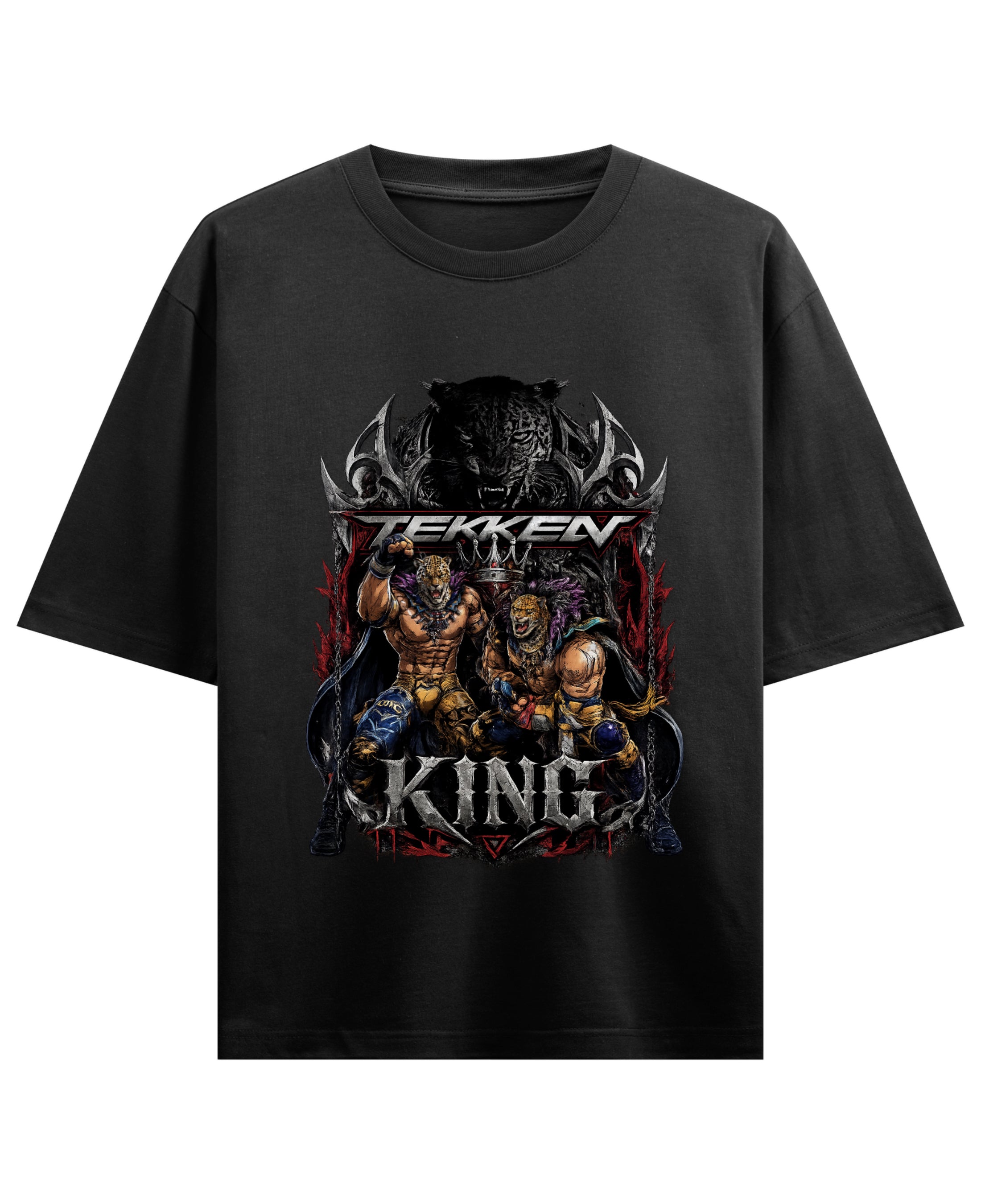 Black Oversized T-shirt Front Design