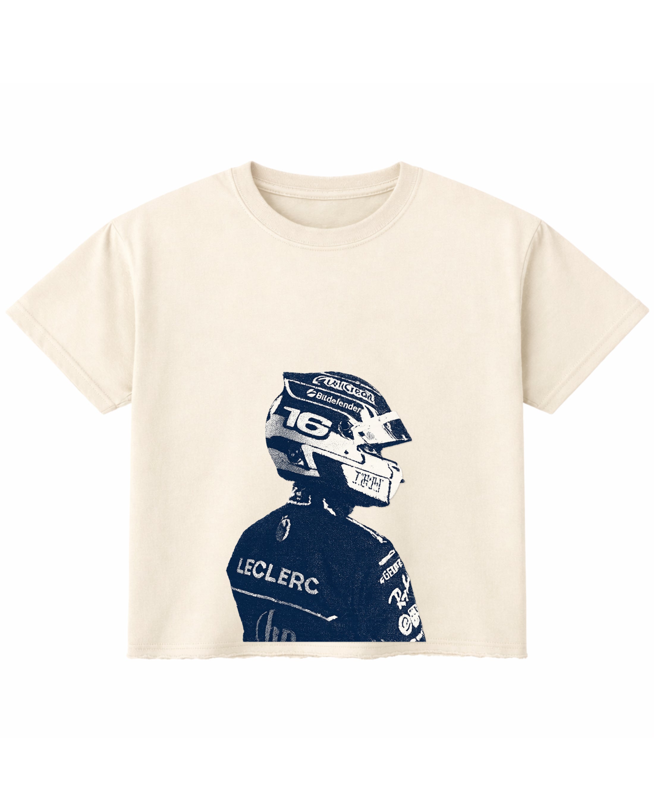 Off White Boxy Fit T-shirt Front Design