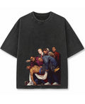 Vintage Fade Wash Oversized T-shirt Front Design
