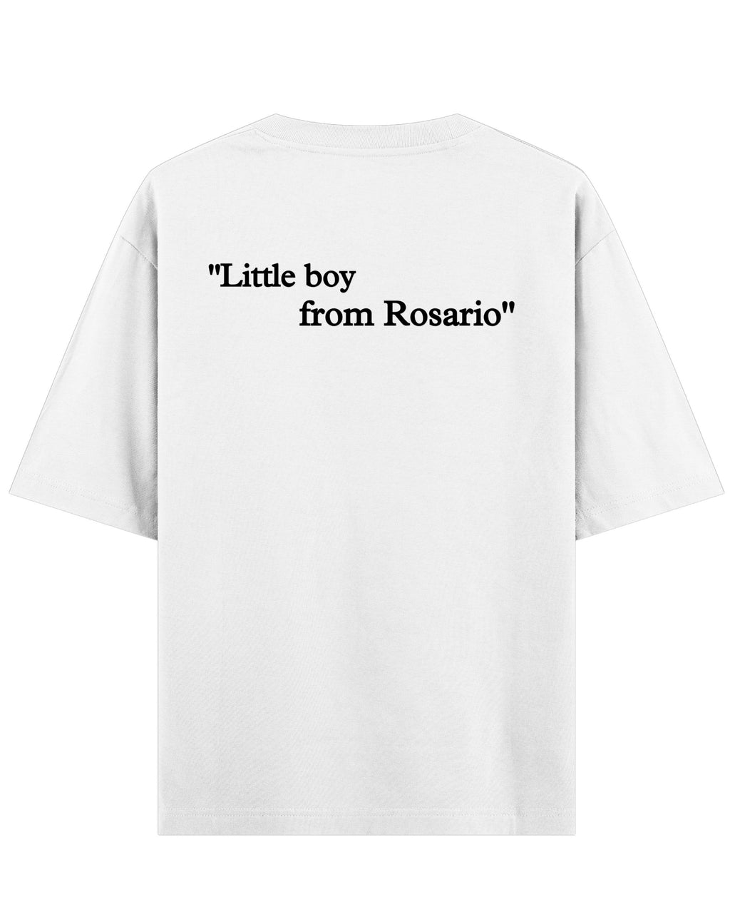White Oversized T-shirt Back Design