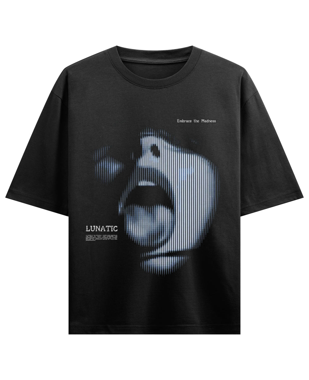 Black Oversized T-shirt Front Design