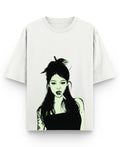 Off White Oversized T-shirt Front Design