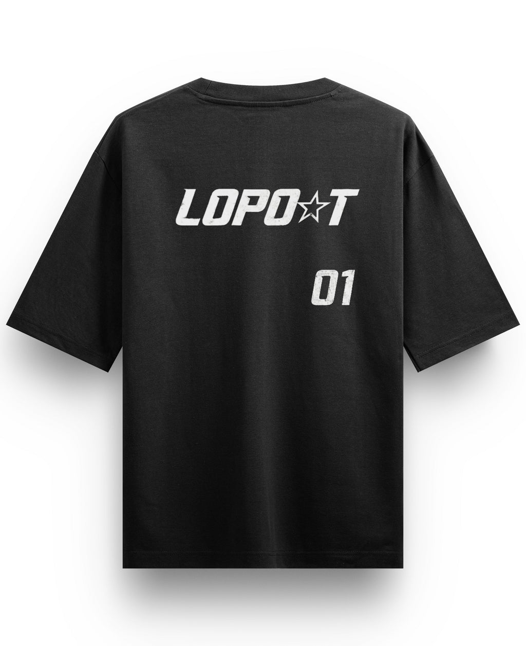 Black Oversized T-shirt Back Design