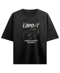 Black Oversized T-shirt Front Design