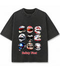Vintage Fade Wash Oversized T-shirt Front Design