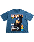 Denim Wash Boxy Fit T-shirt Front Design