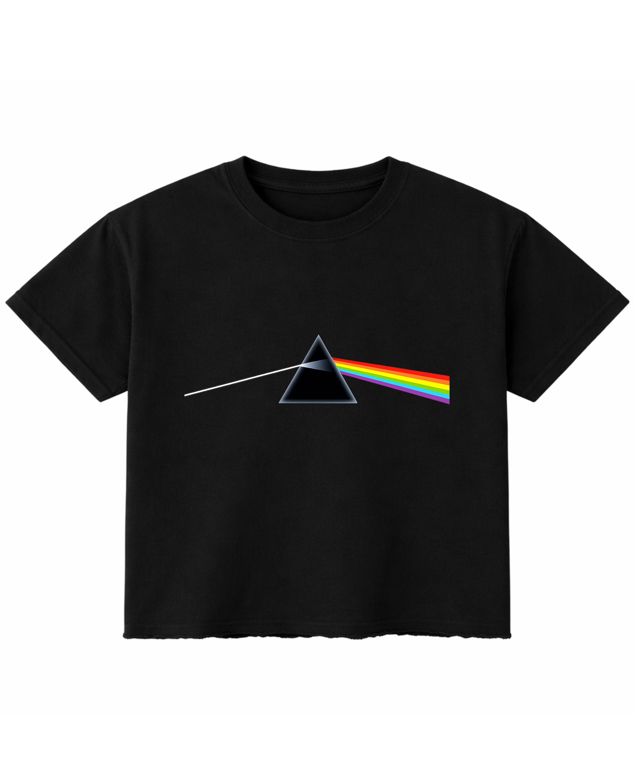 Black Boxy Fit T-shirt Front Design