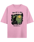 Baby Pink Oversized T-Shirt Front Design