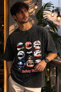 Retro Grid Chaos Helmet Set Tees-