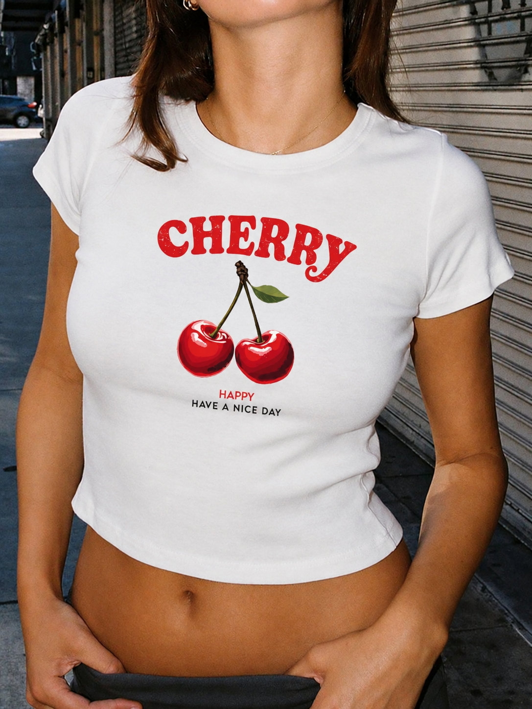 Cherry Bliss - Baby Tee