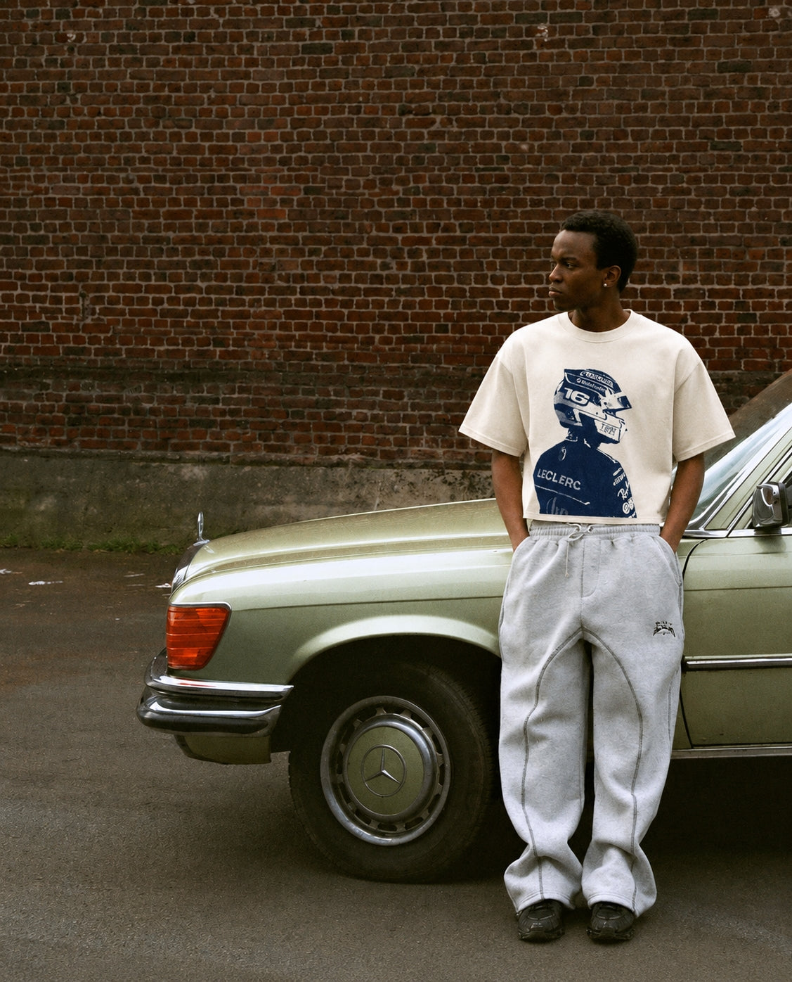 Leclerc Drift Chronicle Boxy Fit Tees-