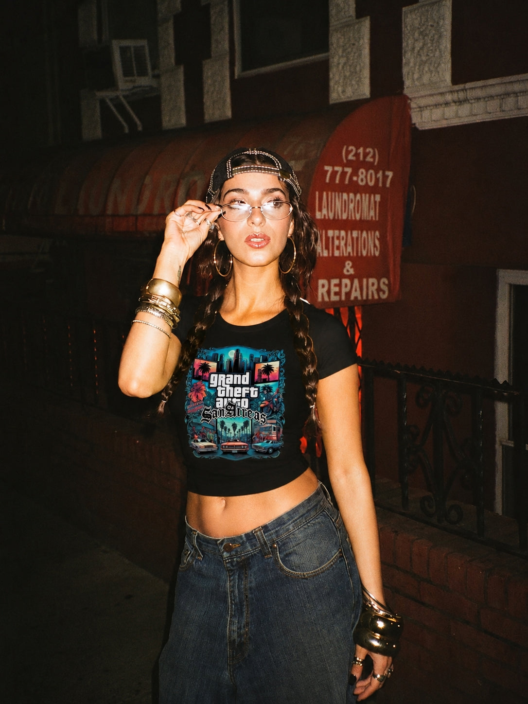 San Andreas Street Queen baby fit tees-