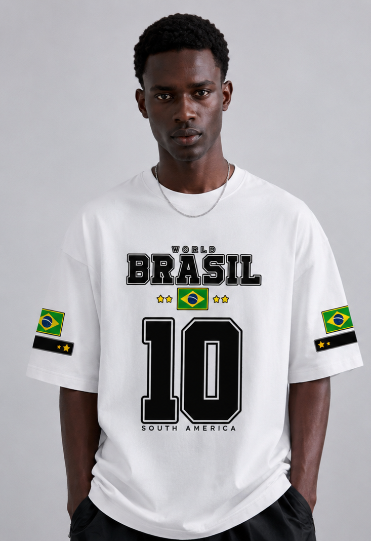 Brazil oversize tees-