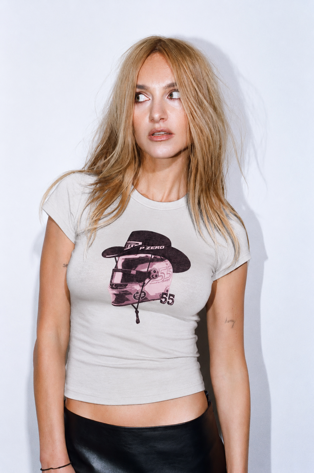 Cowboy Racer 55 Baby Fit Tees-