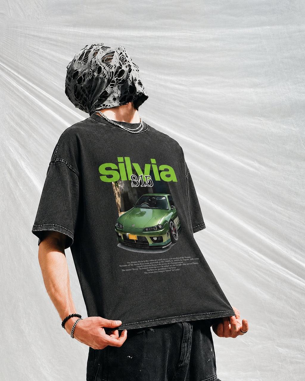 Emerald Drift Phantom S15 Acid Wash Oversized Tees-