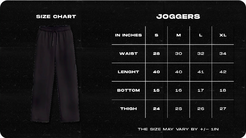 Straight-leg joggers