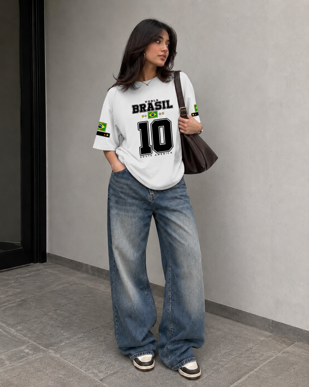 Brazil oversize tees-